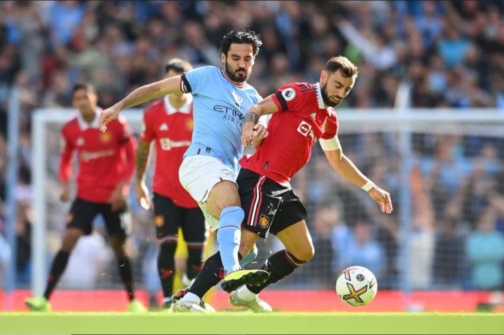 جوندوجان وبرونو - مباراة يونايتد وسيتي